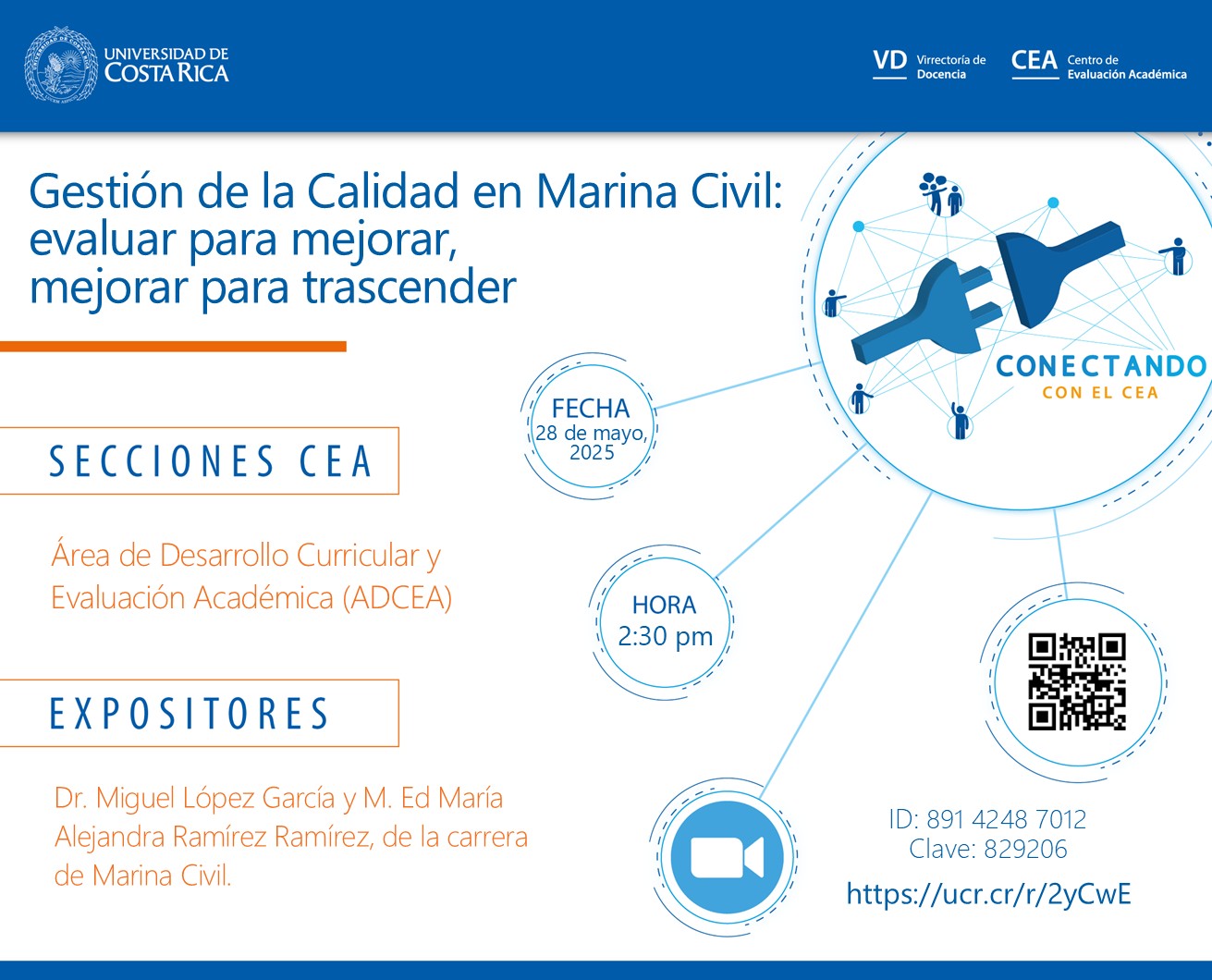 Invitación Conectando con el CEA