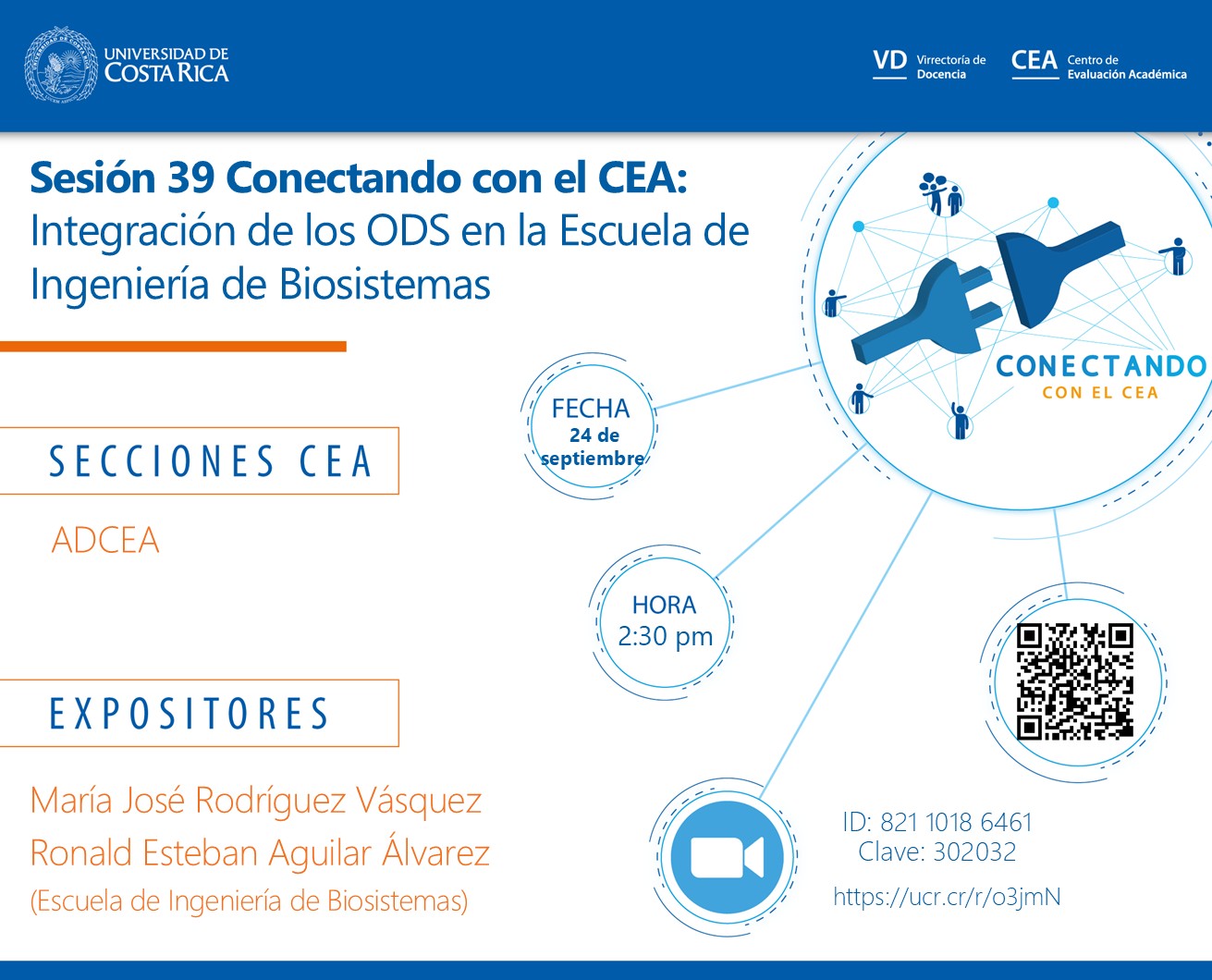 Invitación Conectando con el CEA